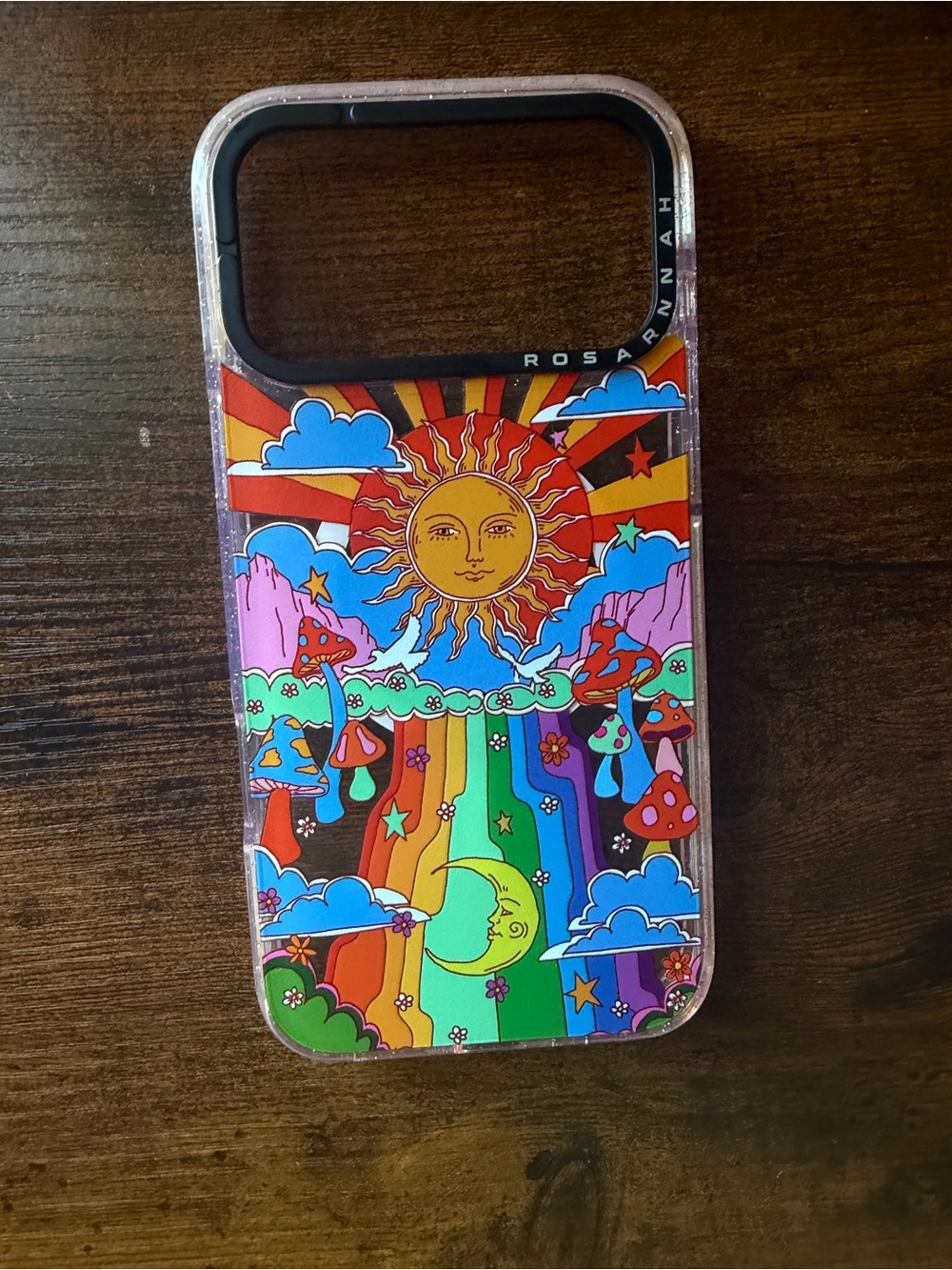 Rosanna Rainbow Sun & Moon Psychedelic Phone Case
